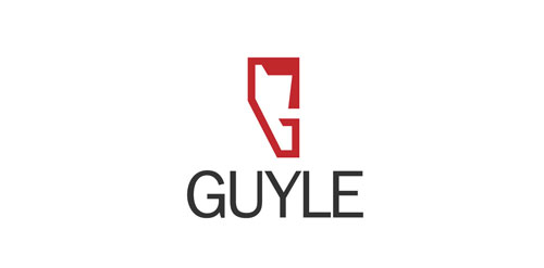 简约几何风格的Guyle logo设计