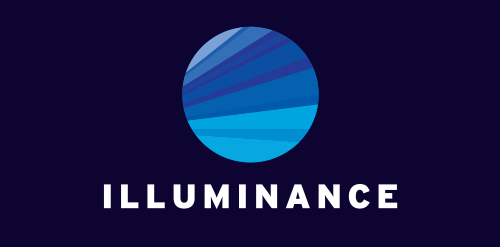 蓝色渐变圆圈logo设计