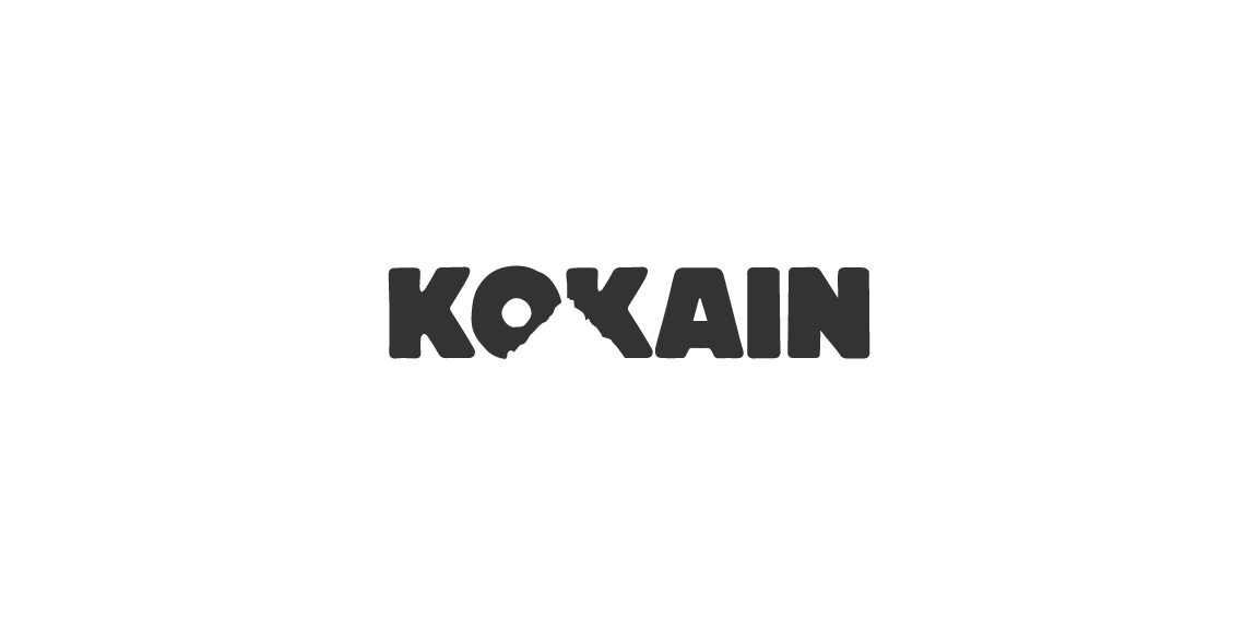 KOKAIN logo设计:简洁现代品牌标识