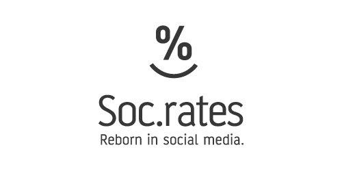 Soc.rates Logo设计:社交媒体时代的重生