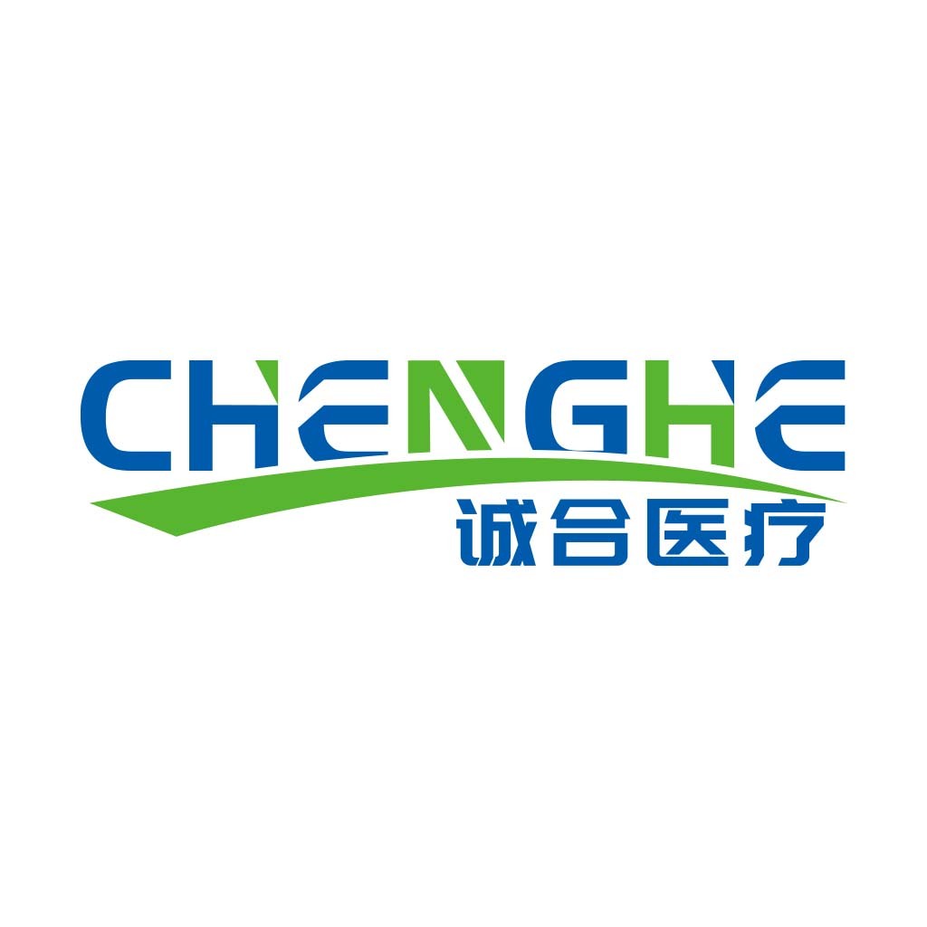 医疗健康logo设计:蓝绿渐变与简洁线条