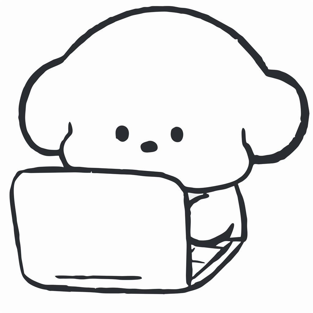 可爱蘑菇头卡通形象logo设计