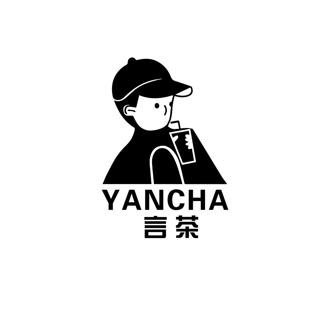 简洁时尚的YANCHCHA品牌logo设计
