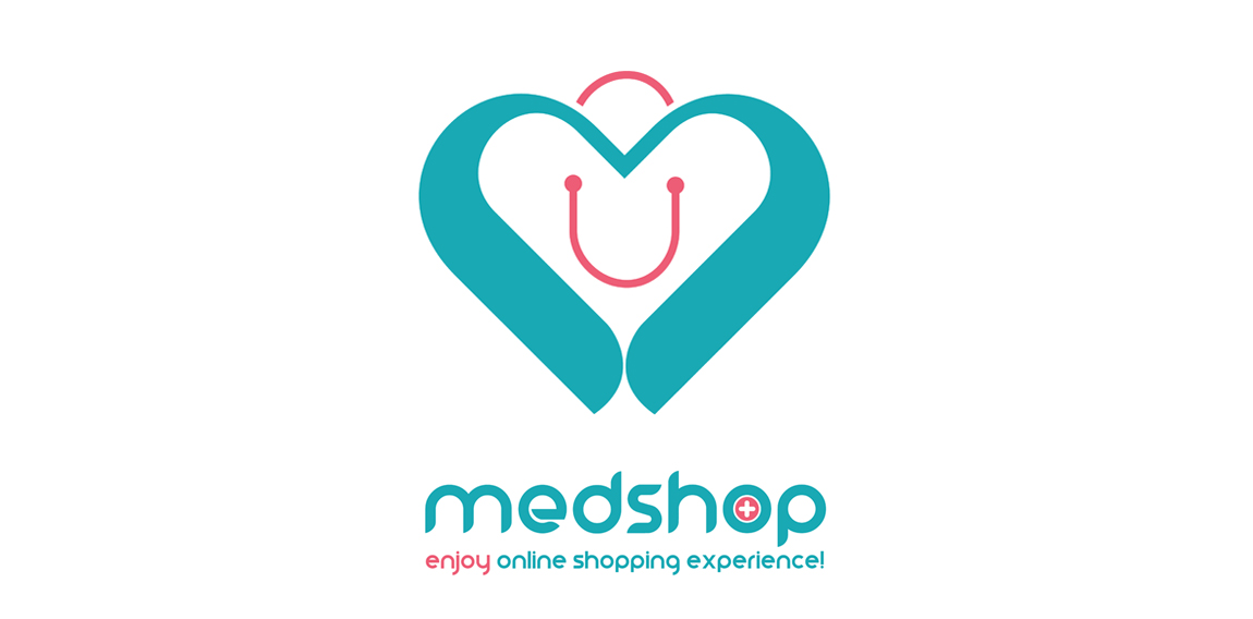 医疗健康在线购物平台logo设计