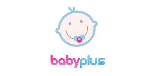 简洁婴儿形象logo设计