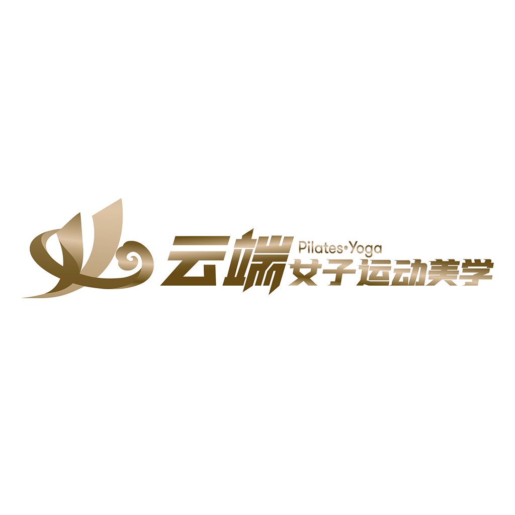 优雅瑜伽与普拉提logo设计