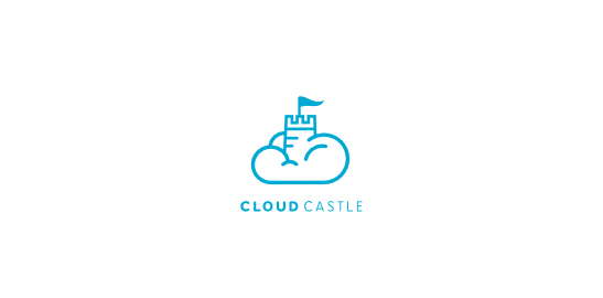 云中城堡logo设计:简约与力量的结合
