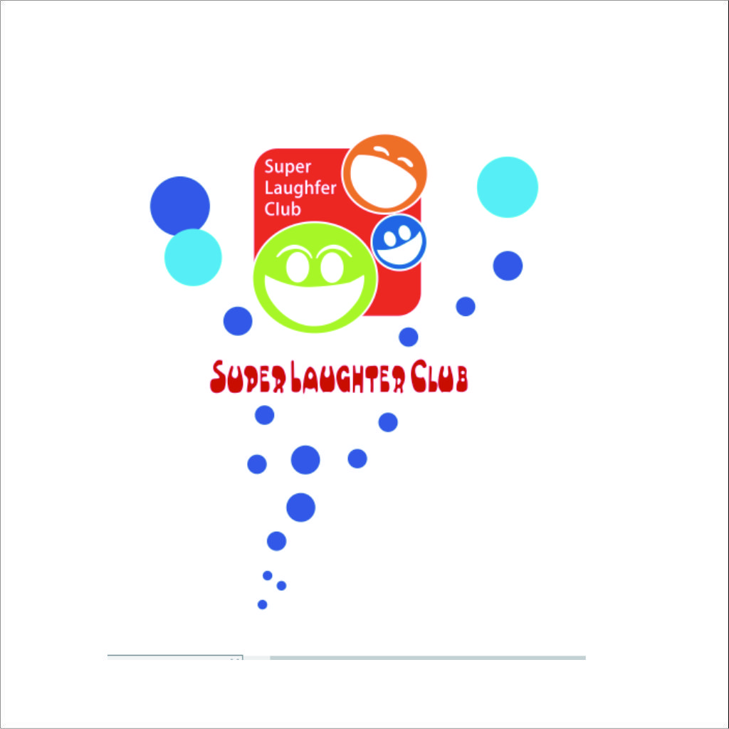超级笑谈俱乐部logo设计