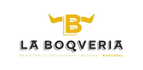 La Boqververia Logo设计:优雅西班牙风格