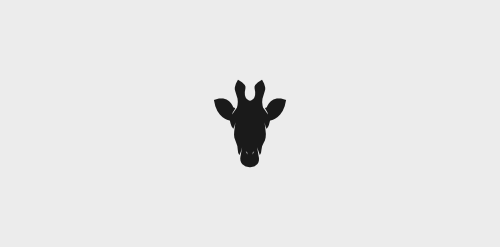 简约动物头像logo设计