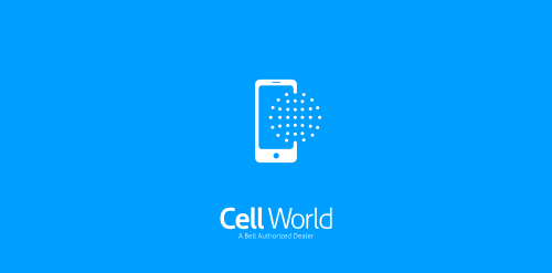 Cell World手机品牌logo设计