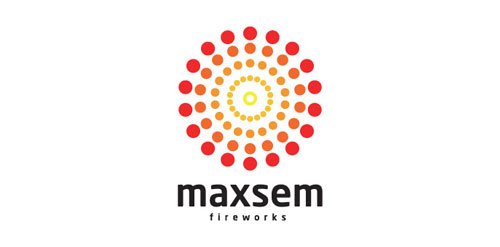 maxsem logo设计:创意烟花图案