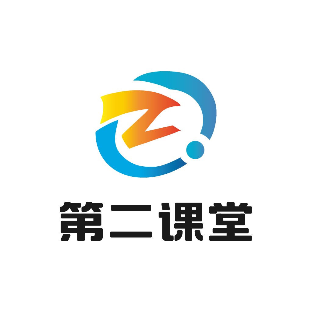 色彩渐变抽象字母Z标志设计