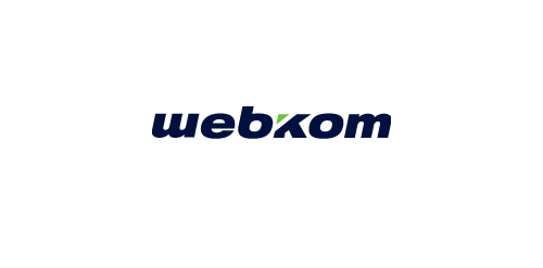 Webkom Logo设计:简洁现代字体与色彩搭配