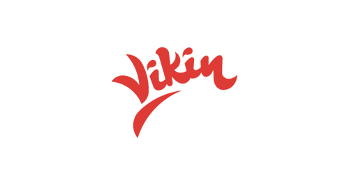 Vikin logo设计:现代简洁品牌标识