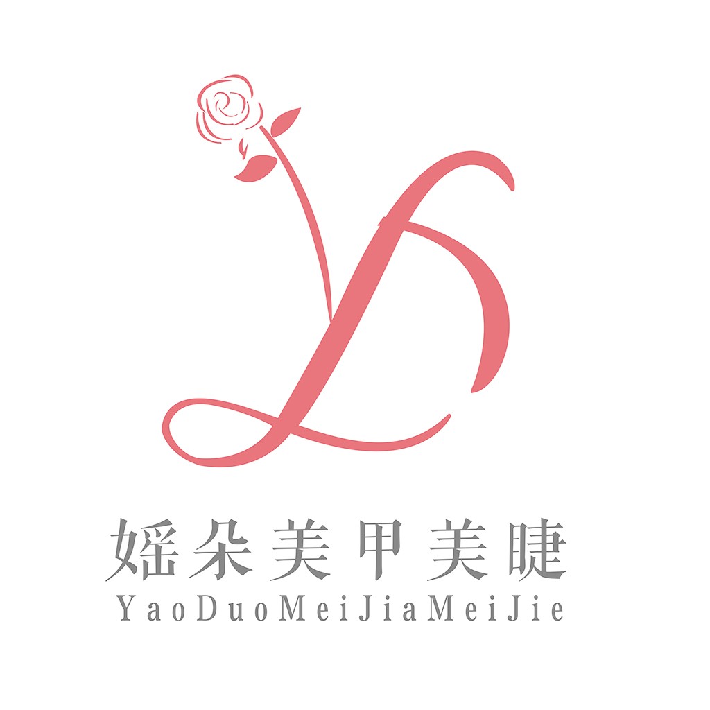 优雅玫瑰花logo设计