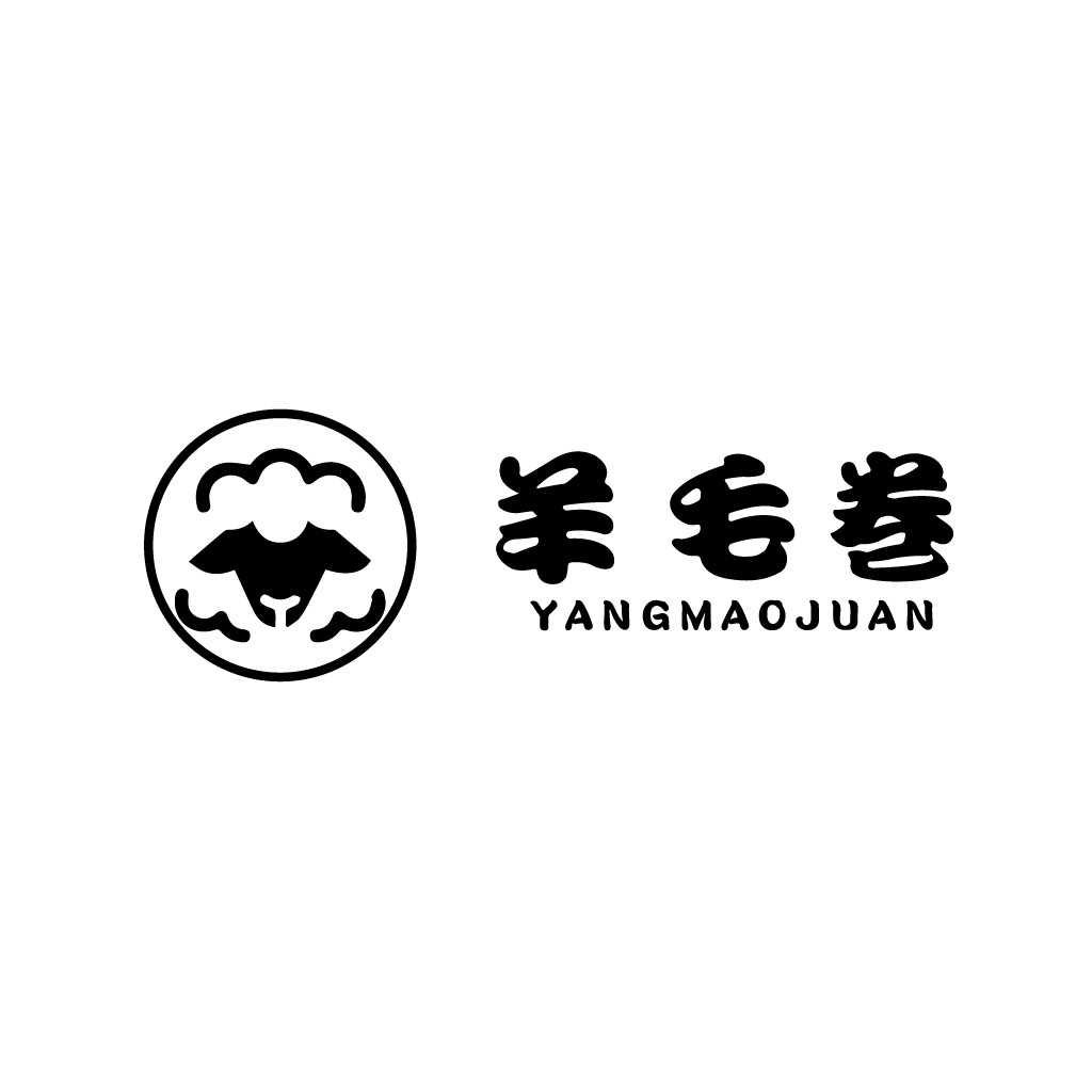 羊毛卷卷logo设计