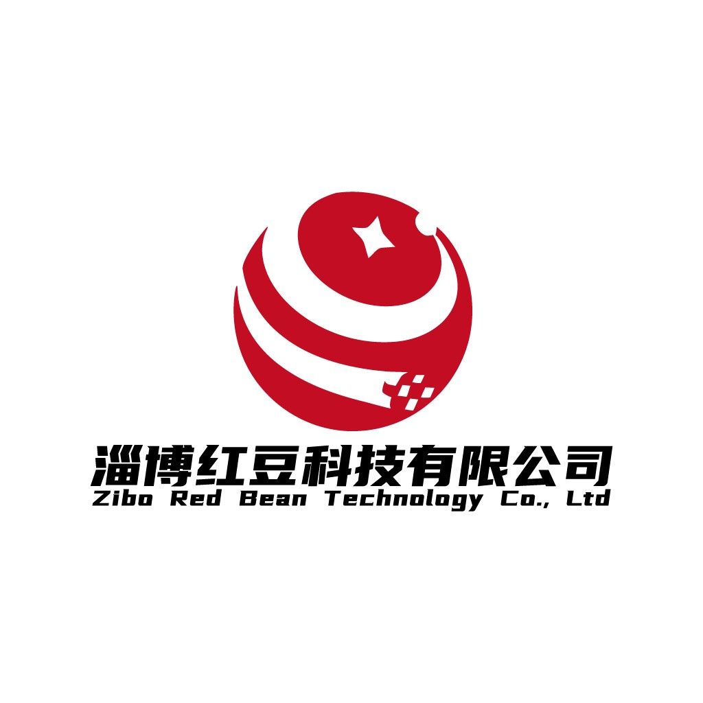 红白相间科技公司logo设计