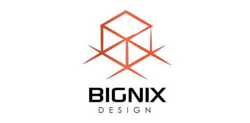 Bignix Logo设计：现代几何风格