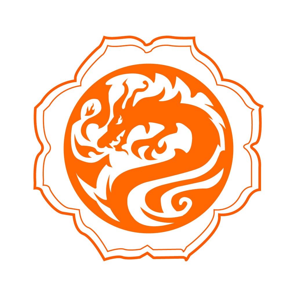 龙形火焰logo设计