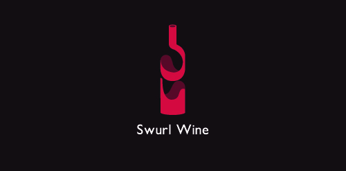 Swurl Wine Logo设计