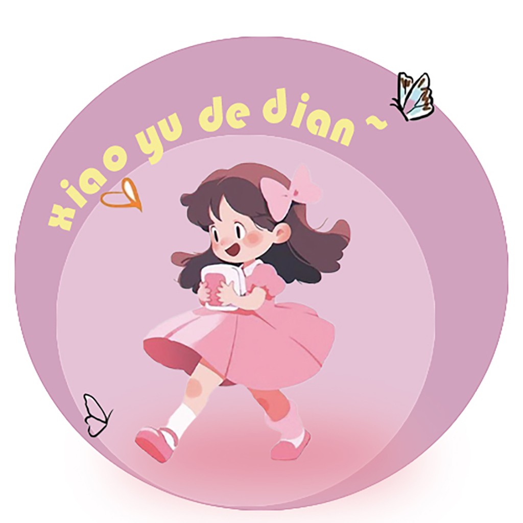 可爱卡通女孩logo设计