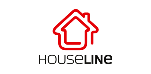 简约房屋logo设计:房地产行业标识