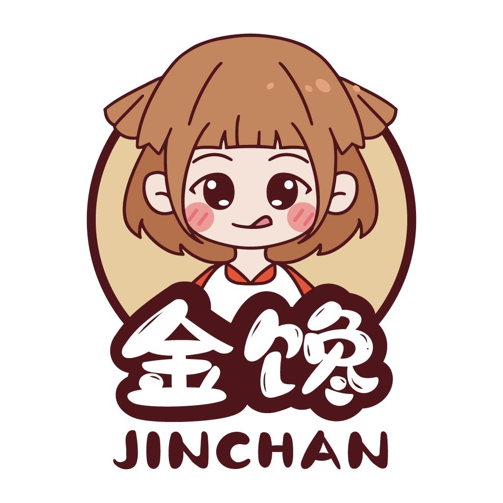 可爱卡通人物logo设计