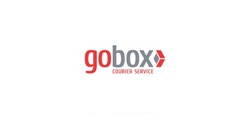 GoBox Courier Service Logo设计