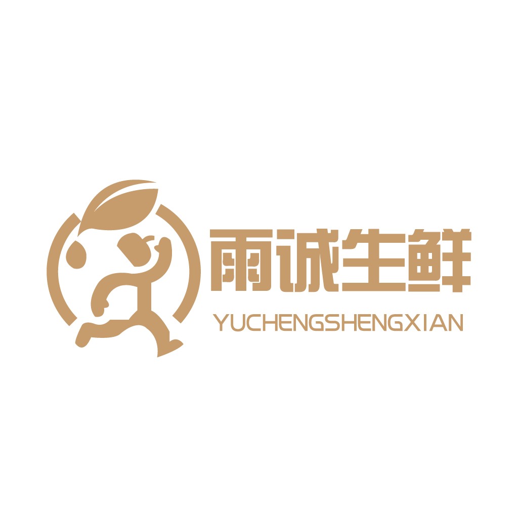 雨诚生鲜logo设计