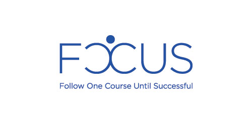 简约风格的FOCUS品牌logo设计