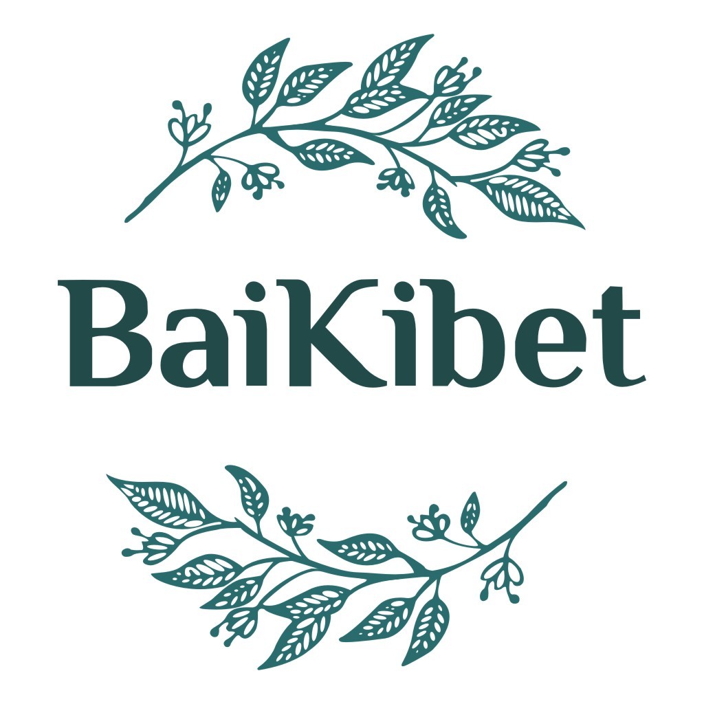 简洁自然风植物枝叶logo设计
