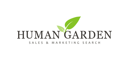 绿色自然风格的'Human Garden'品牌logo设计
