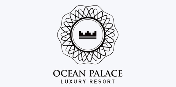奢华海洋宫殿酒店Logo设计