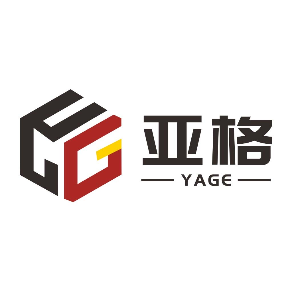 现代简约风格的YAGE品牌logo设计