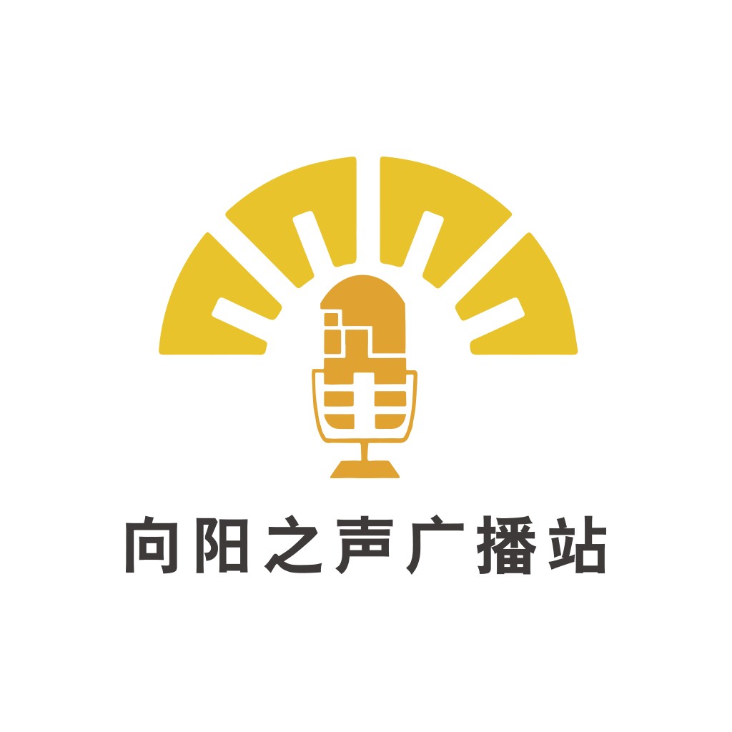 向阳之声广播站logo设计