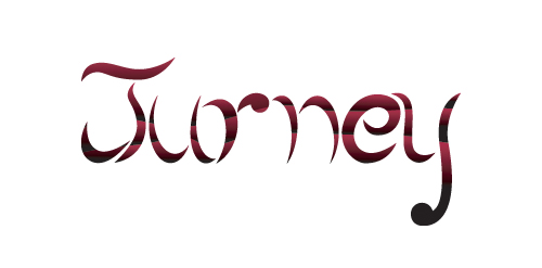 Journey logo设计:现代艺术风格