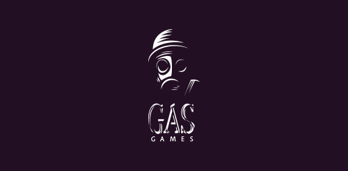 简约大气的GAS Games Logo设计