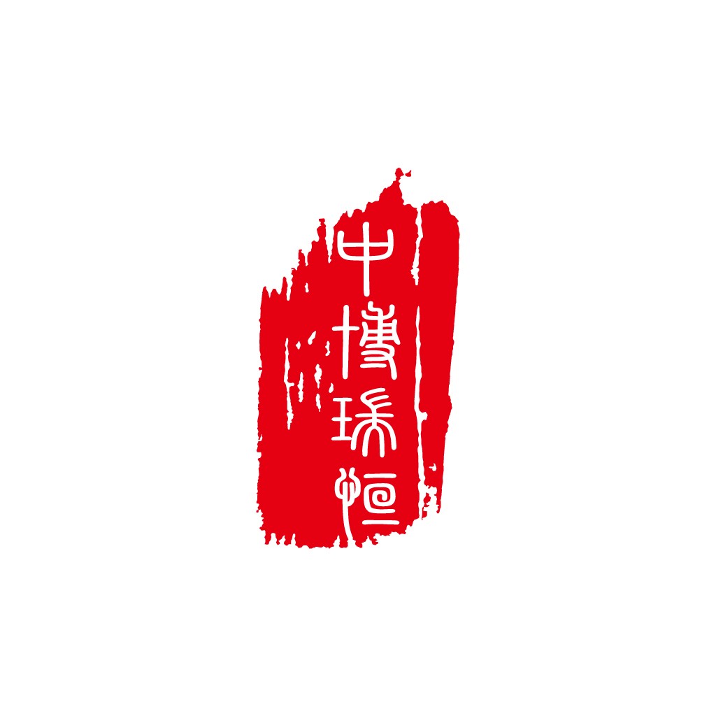 红色印章风logo设计