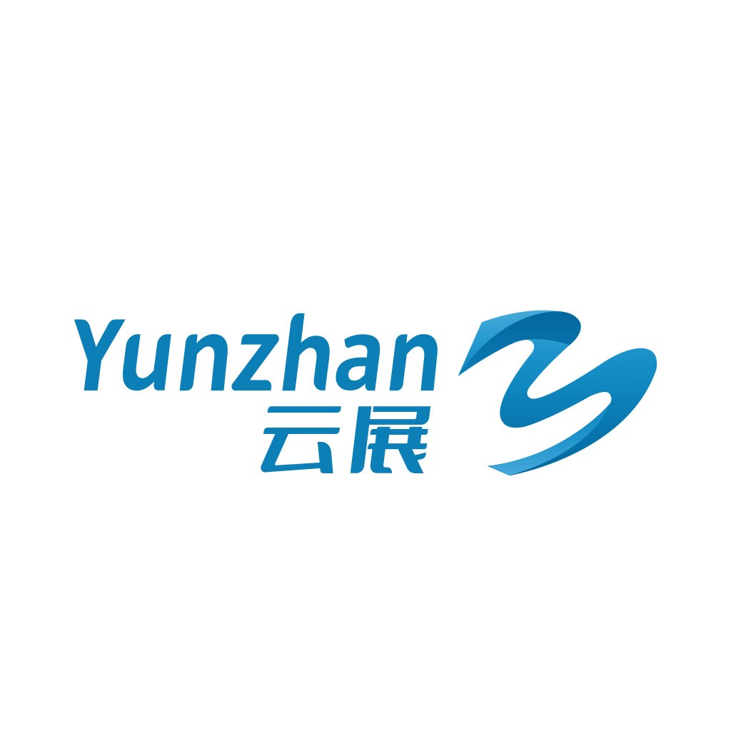 云展Yunzhan Logo设计:简洁现代的科技企业标识