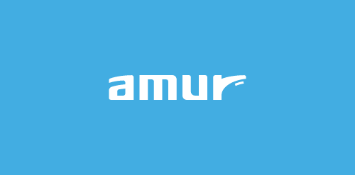 简洁现代的Amur品牌logo设计