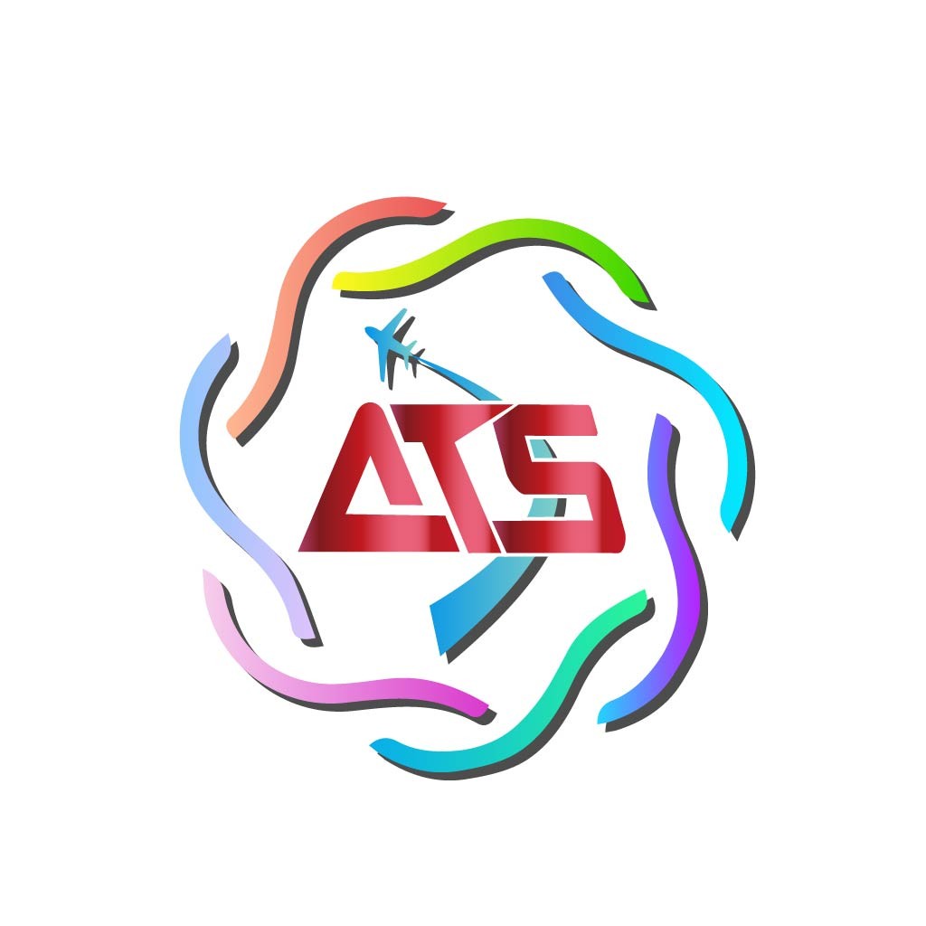ATS logo设计：现代色彩与动态元素