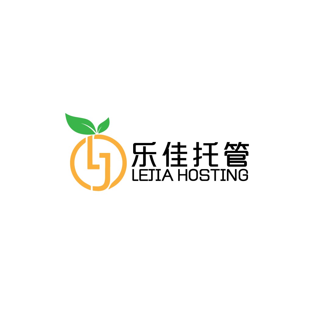 清新自然风格的乐佳托管logo设计