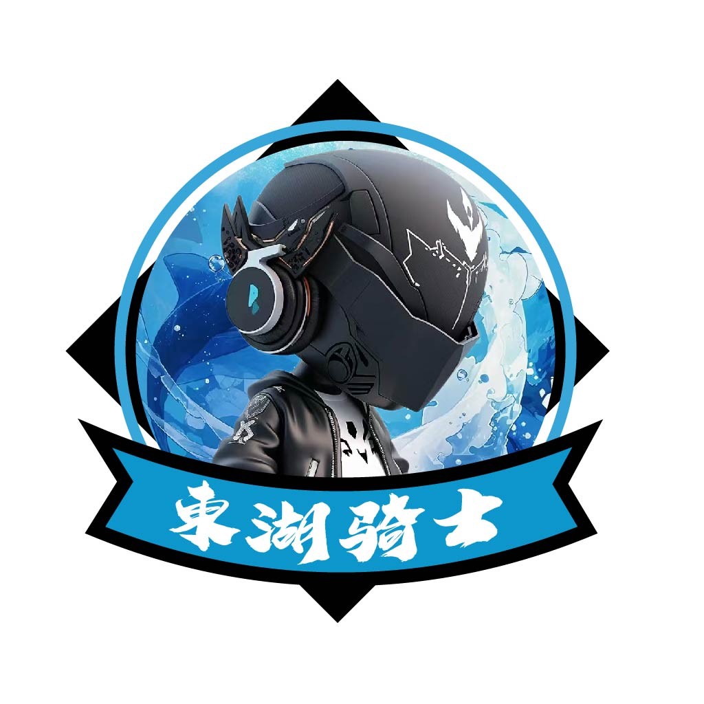 未来科技风格的机器人logo设计