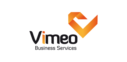 Vimeoo logo设计:简洁现代企业标识