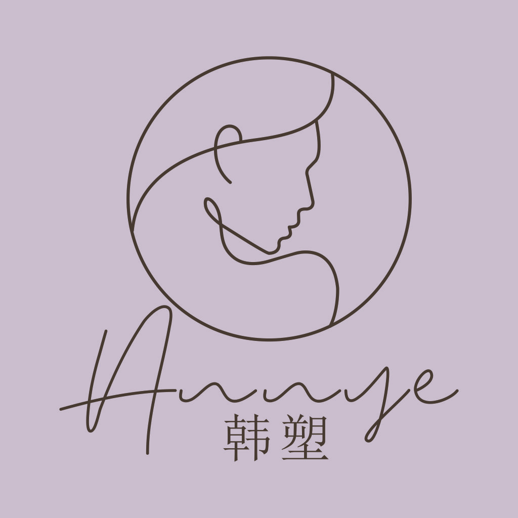 简约线条女性头像logo设计