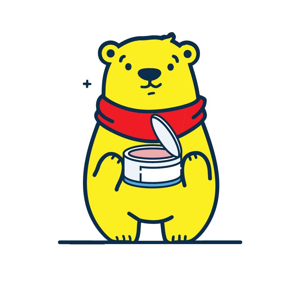 可爱卡通熊logo设计