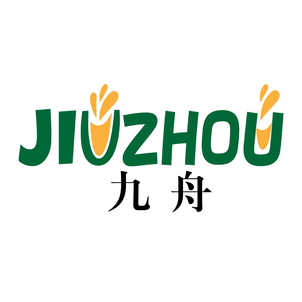 九舟logo设计：绿色与橙色的自然美学