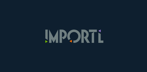 简约风格的IMPORTTL logo设计