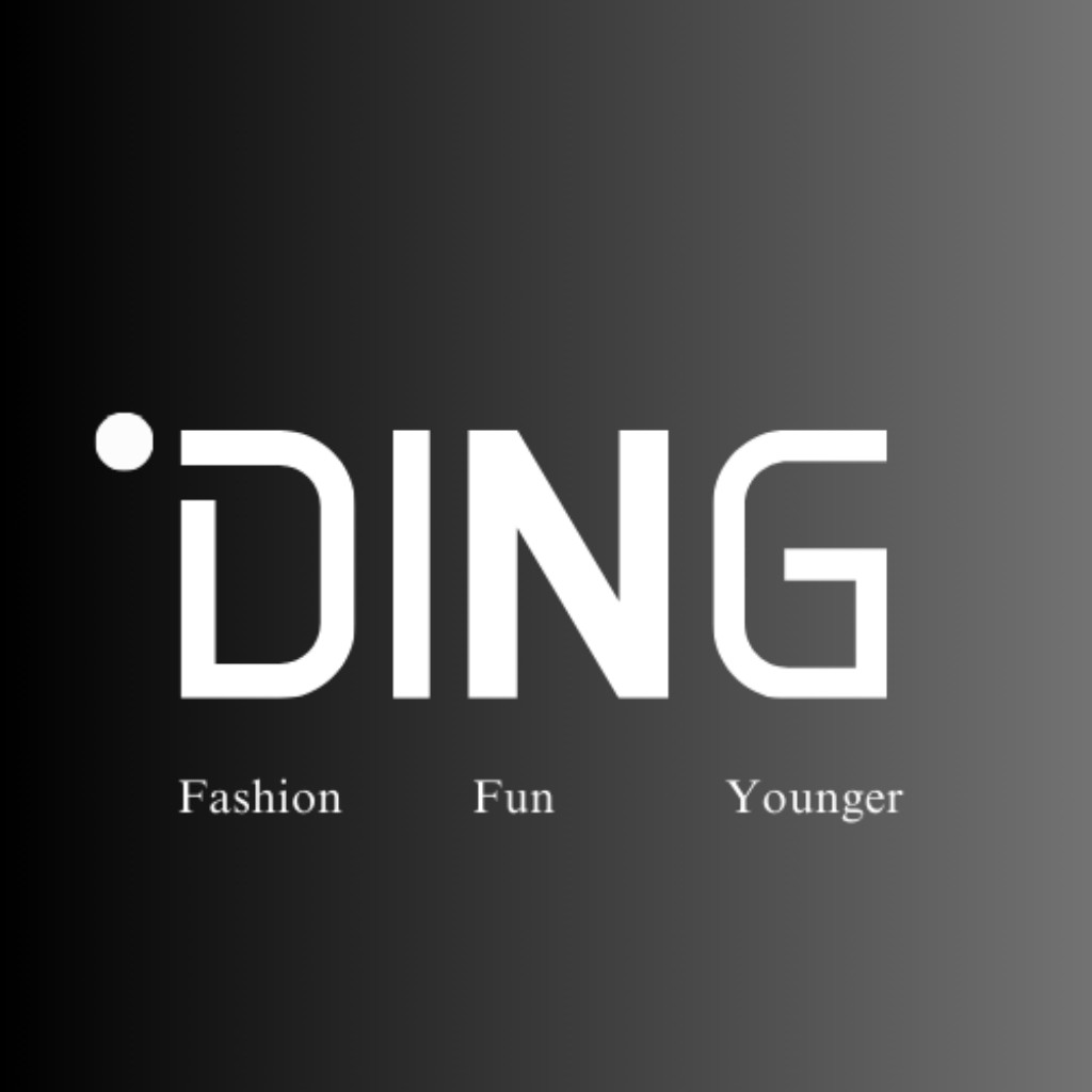 简约时尚logo设计：DING